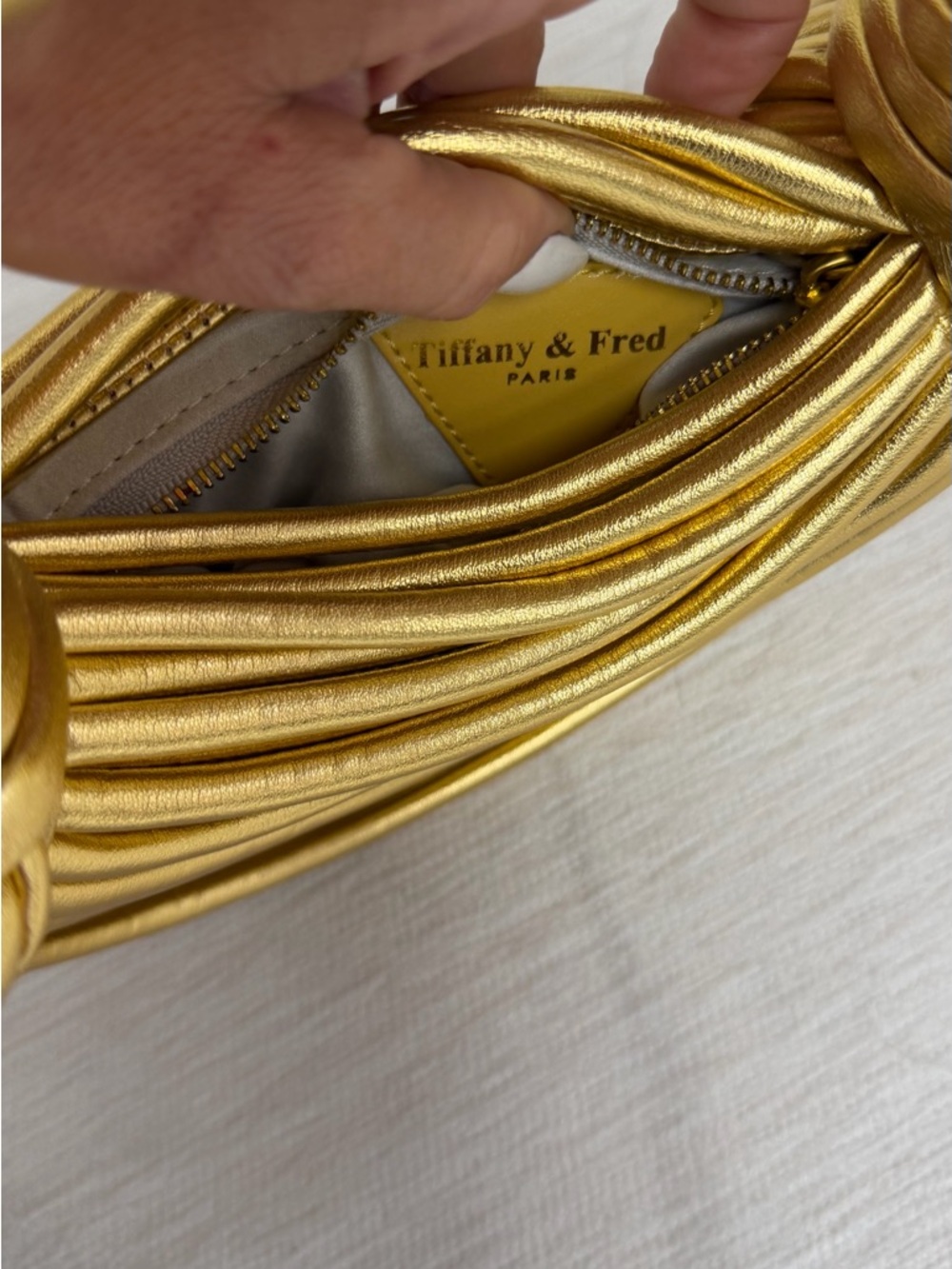 Gold Mini Knot Handle Bag - Unbranded - Picture 8 of 11